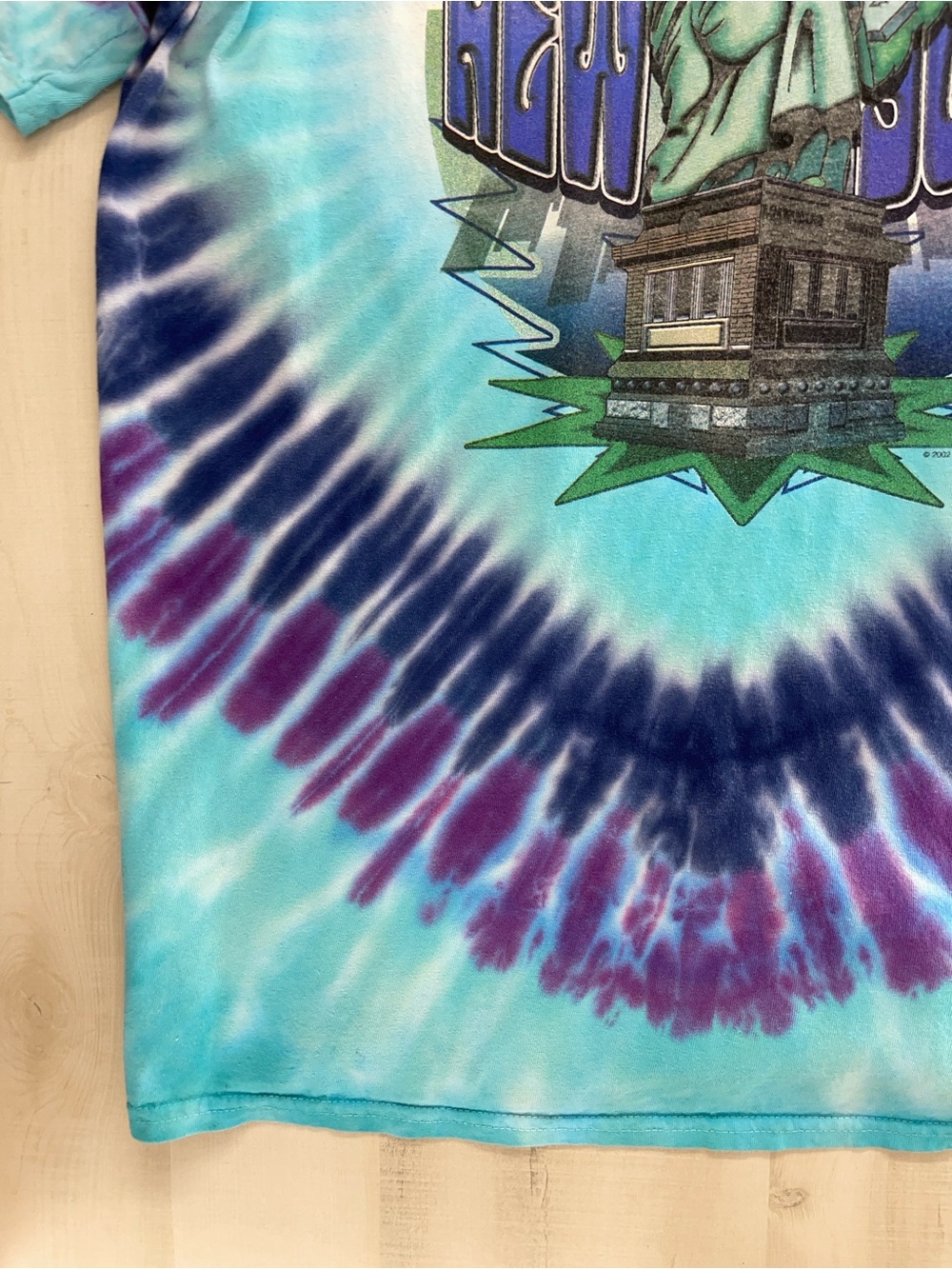 1992 print graphic tee T-shirt Grateful Dead New York Sundog coast to coast - Picture 6 of 8